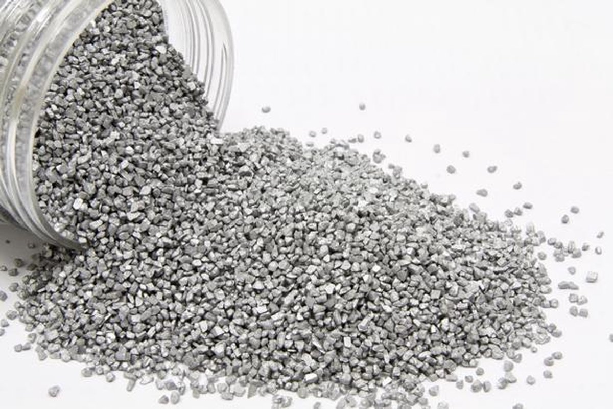 HOBI - Metallic zilveren zand - Decoratie > Tafeldecoratie beeldjes